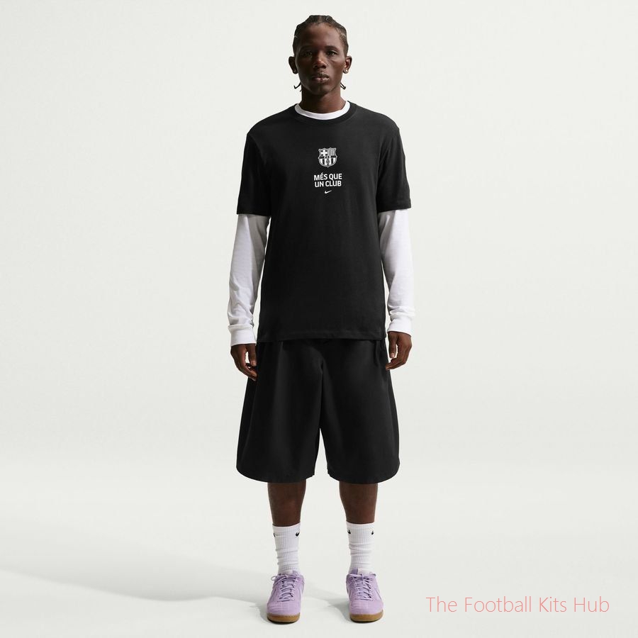 Barcelona T-Shirt Club - Black-unisoccer store